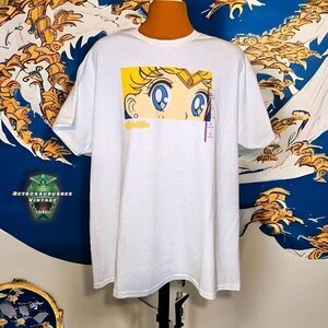 SAILOR moon her eyes officially licensed oversized men's graphic t-shirt XL